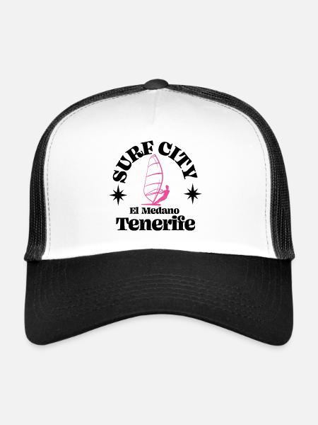 Surf City 2 - Trucker Cap - Weiß/Schwarz