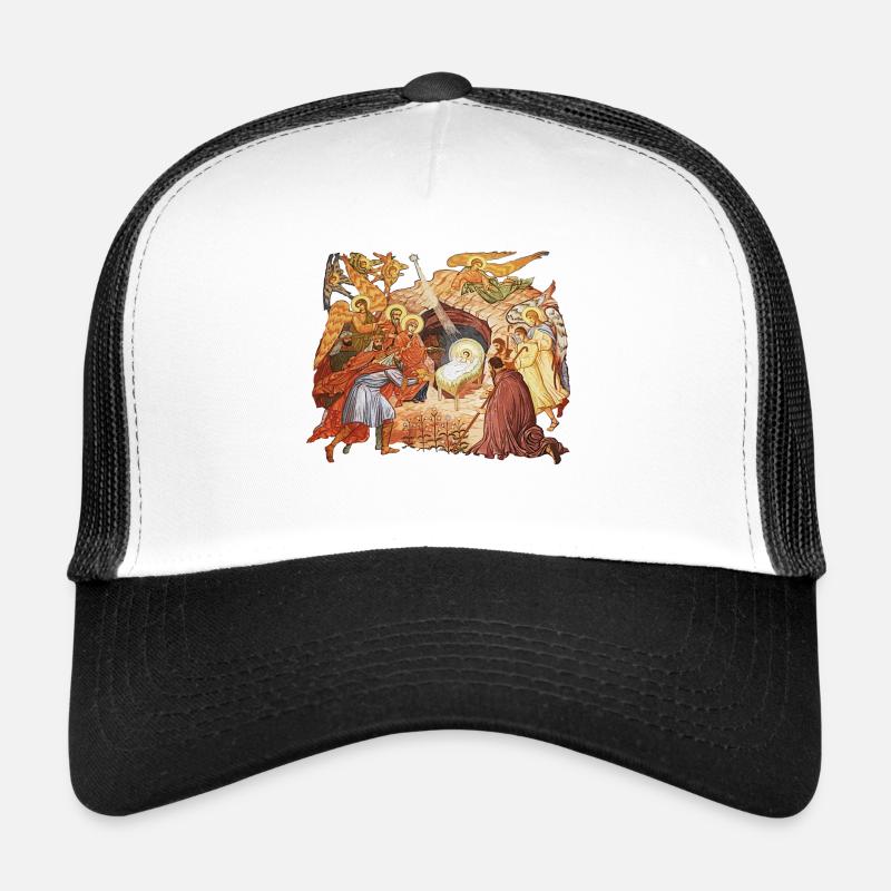 Jesus Geburtstag - Trucker Cap - Weiß/Schwarz