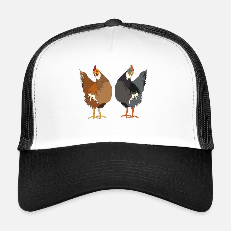 Huehner - Casquette trucker  - blanc/noir