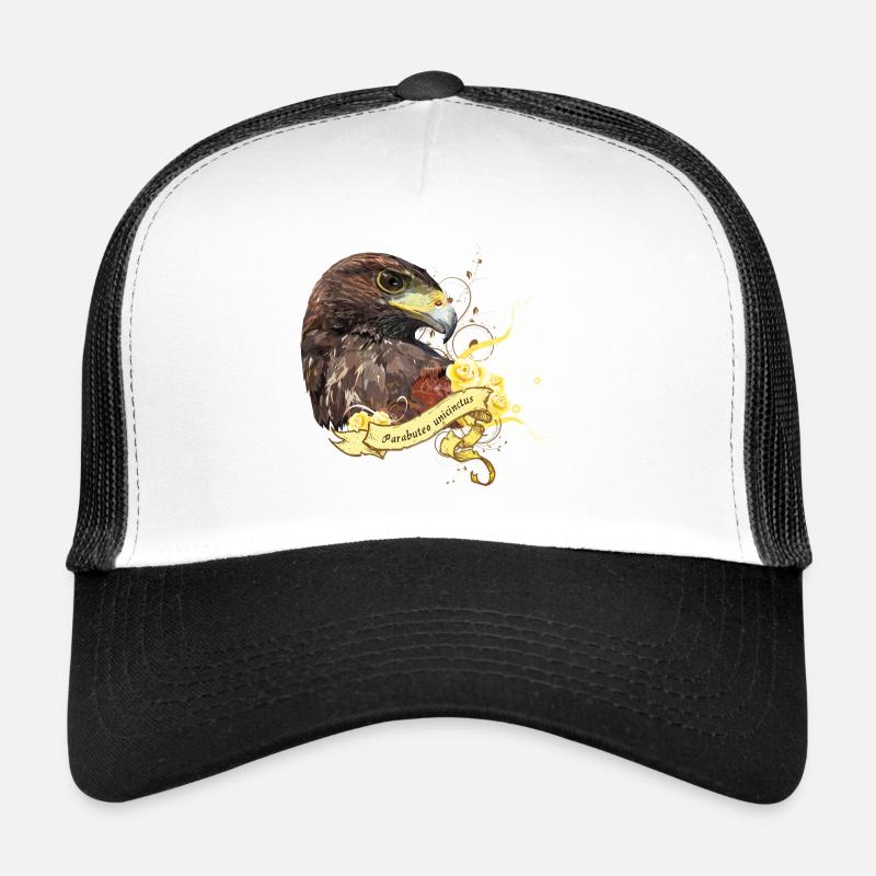 Harris Hawk - Trucker Cap - Weiß/Schwarz