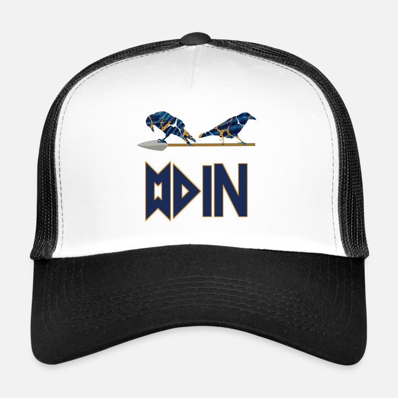 odin e 16 - Trucker Cap - Weiß/Schwarz