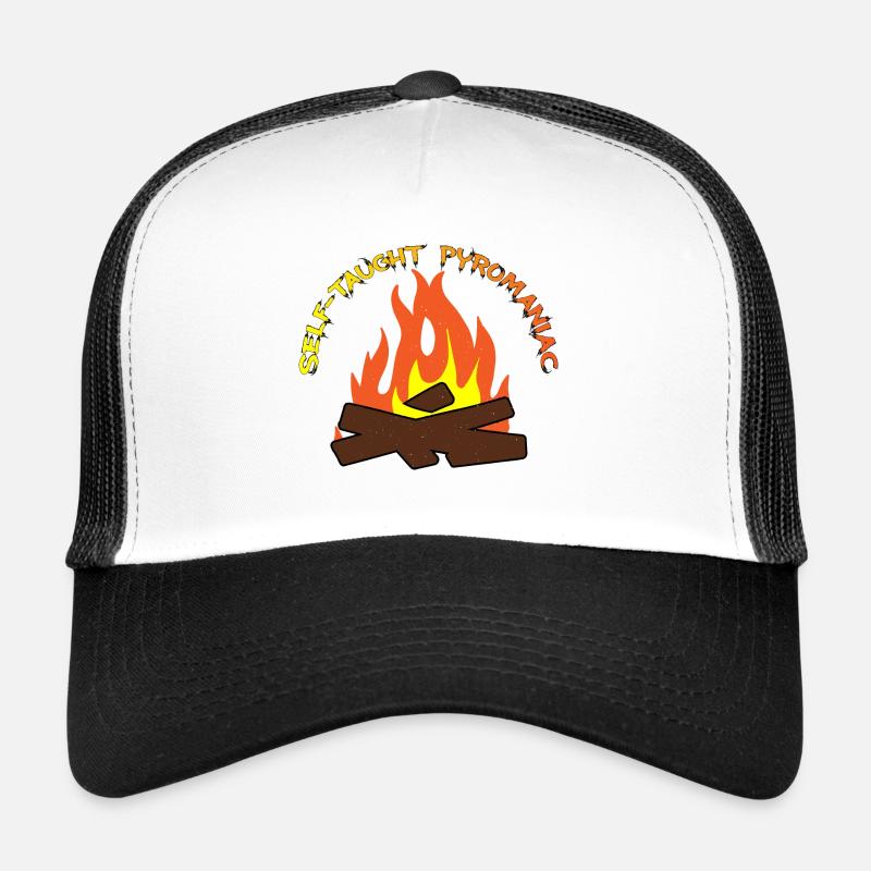 Self-Taught Pyromaniac 8 Trucker Cap