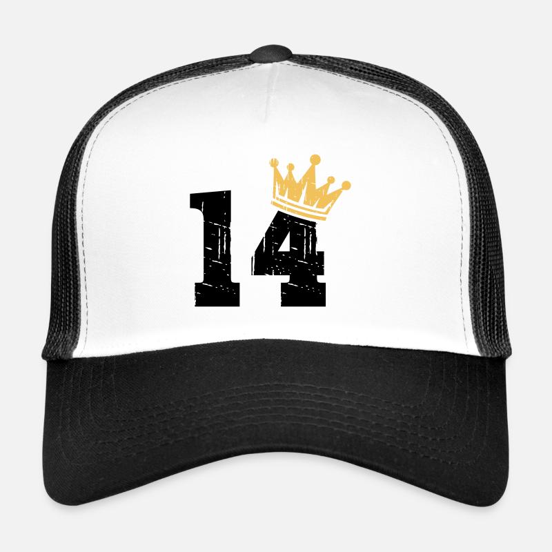 14 Crown 14th Birthday 14 Years Trucker Cap