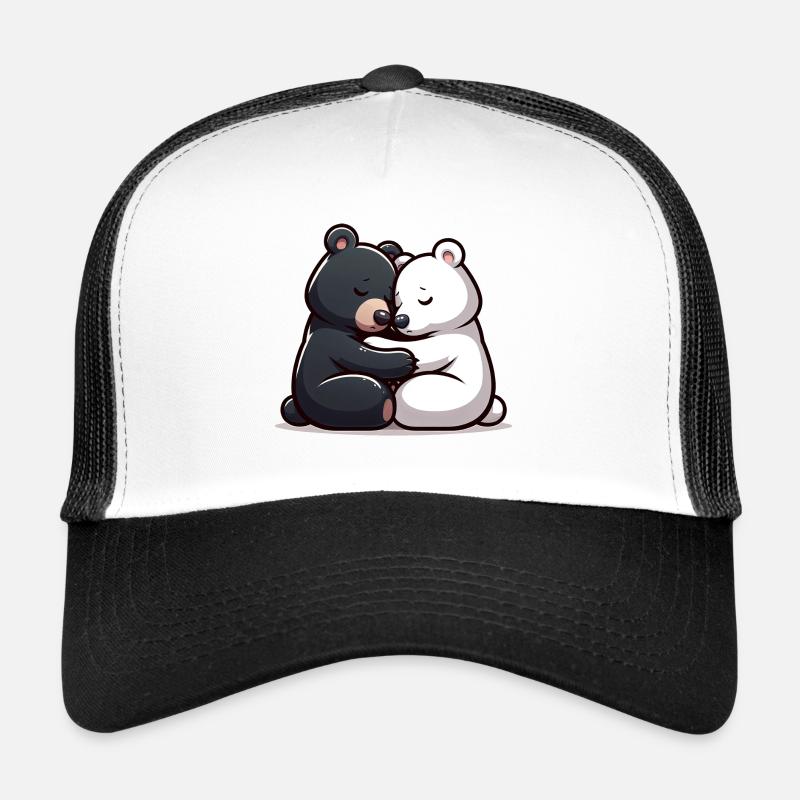 Deux ours amoureux Casquette trucker 