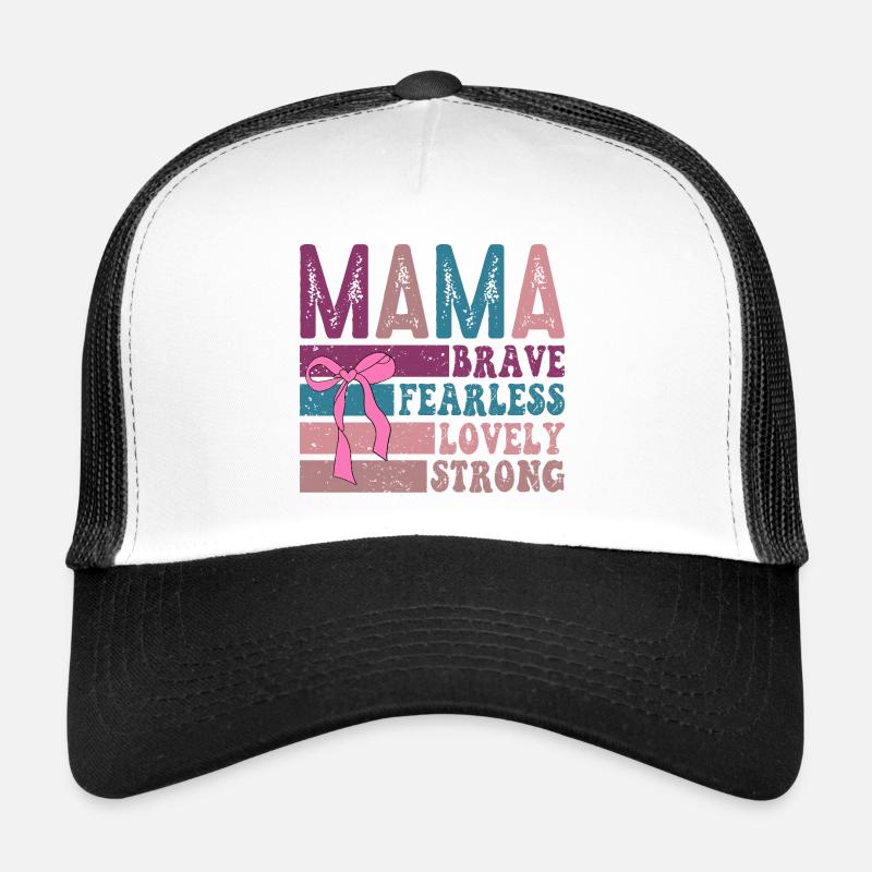 Mor - Trucker cap - hvid/sort