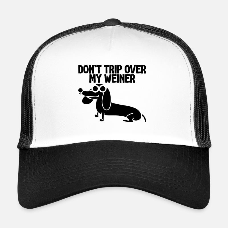 Ne trébuchez pas sur mon Weiner 2 Casquette trucker 