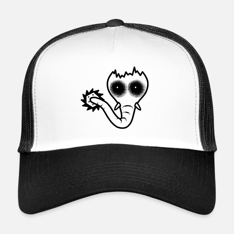 Le drôle bizarre imaginatif Sägofant Casquette trucker 