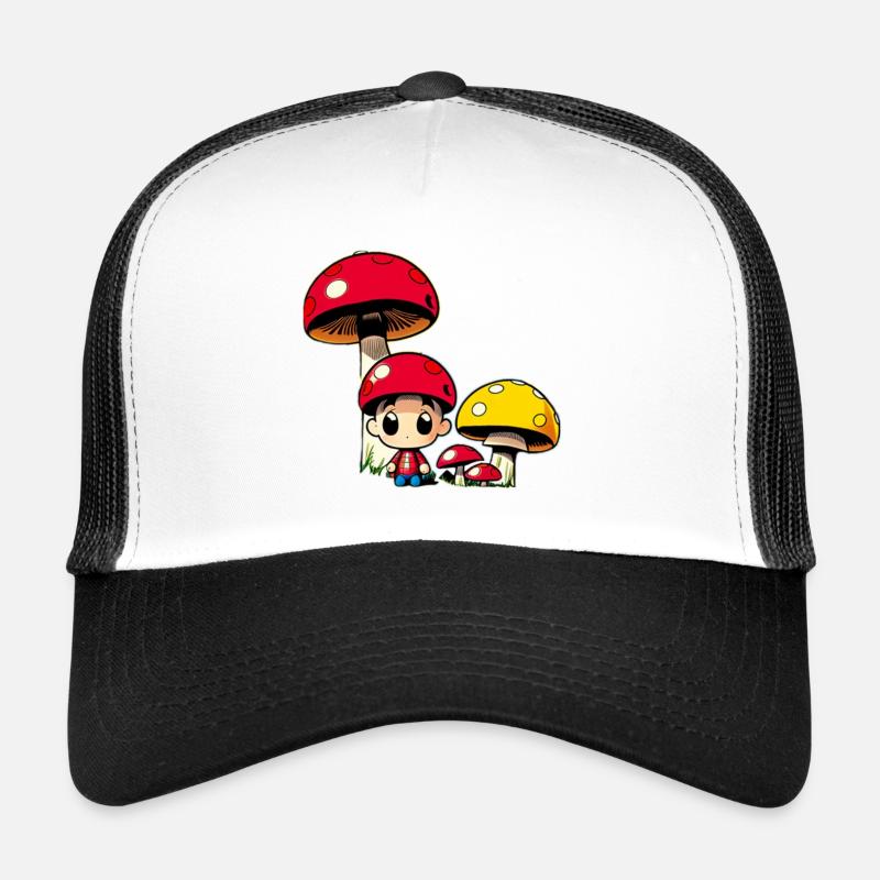 Tête de champignon Casquette trucker 