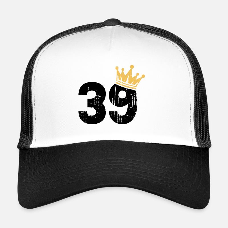 39 Crown 39e anniversaire 39 ans Casquette trucker 