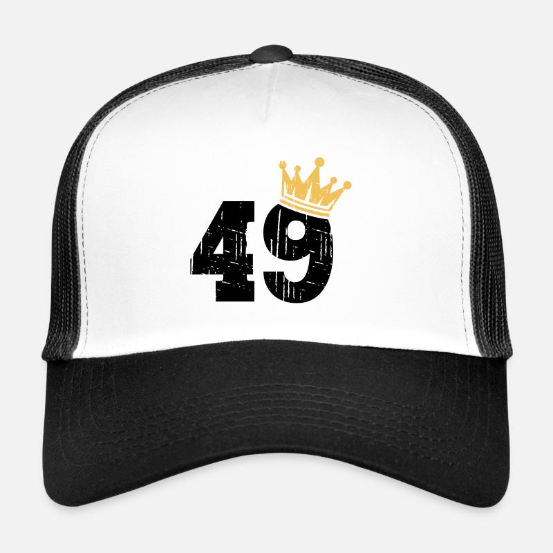 49 Couronne 49e anniversaire 49 ans Casquette trucker 
