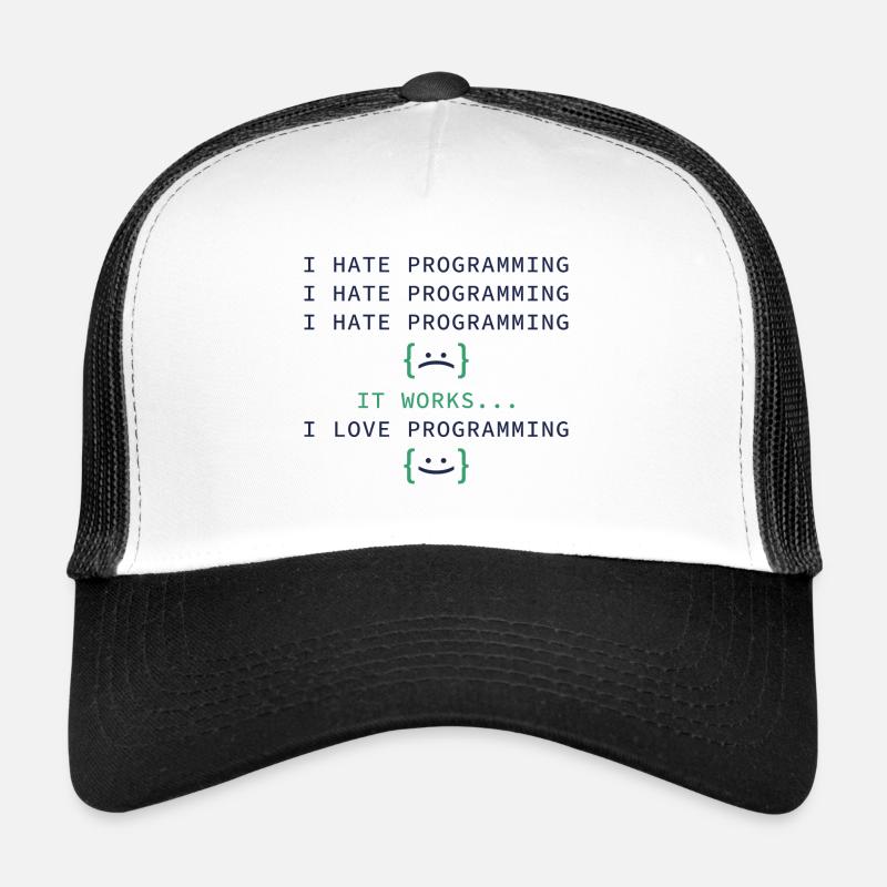 Je déteste la programmation Casquette trucker 