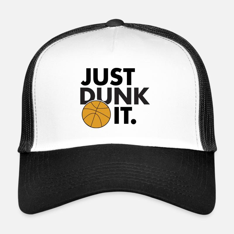 Il suffit de le dunk - Casquette trucker  - blanc/noir