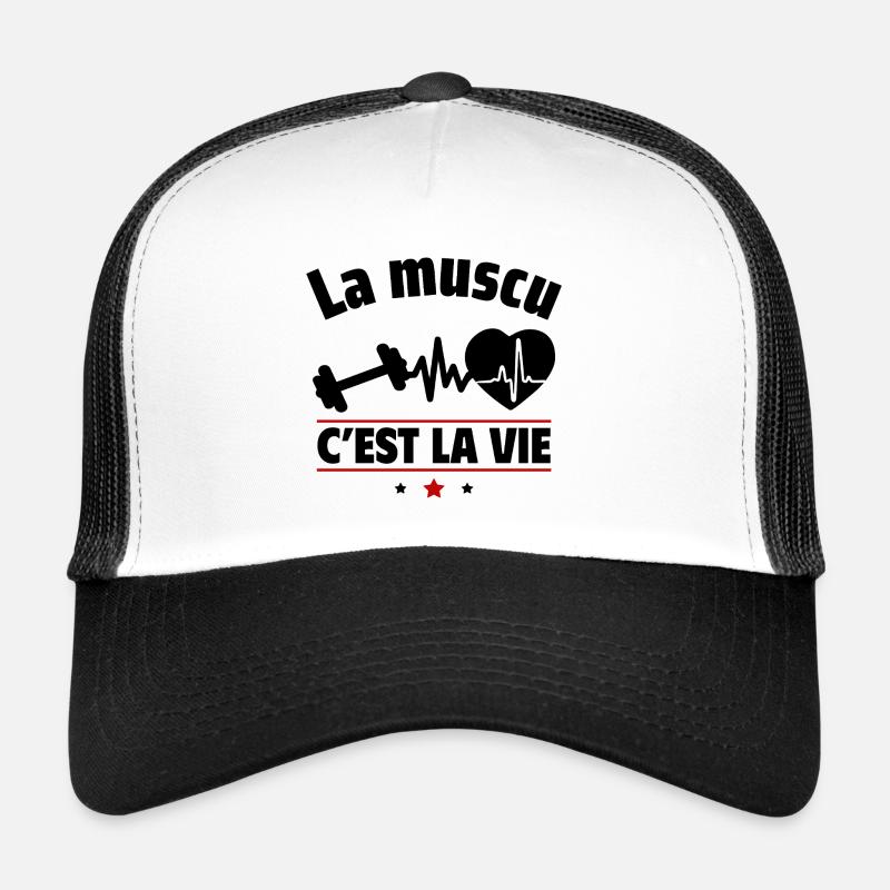 la muscu c est la vie,Musculation,muscu Casquette trucker 