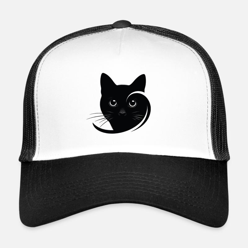 Portrait de chat Casquette trucker 