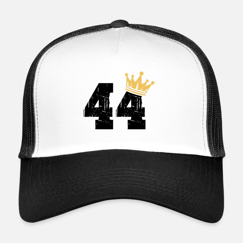 44 Crown 44th Birthday 44 years old - Trucker Cap - white/black