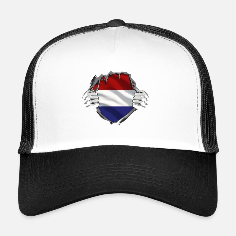 Pays-Bas Drapeau Hollande Drapeau néerlandais Casquette trucker 