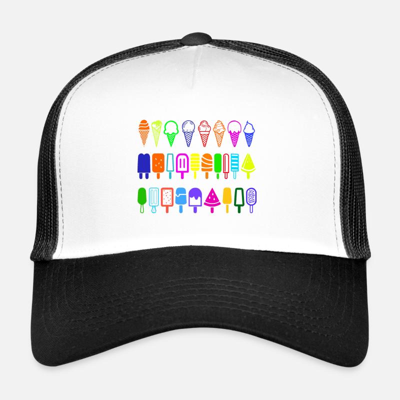 Crème glacée avec style dans de nombreuses couleurs Casquette trucker 