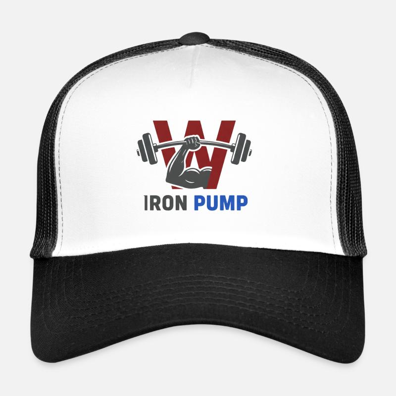 Iron Pump Krafttraining Emblem Trucker Cap