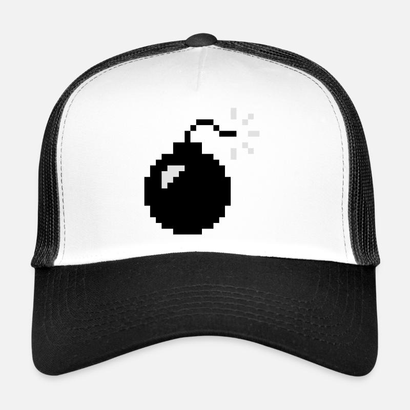 Pixel Bomb | Bombe | Explosion Casquette trucker 