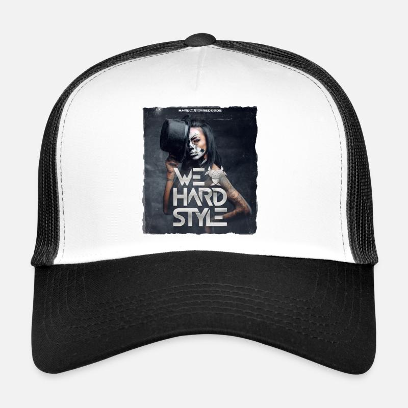 We Love Hardstyle - Trucker Cap - Weiß/Schwarz