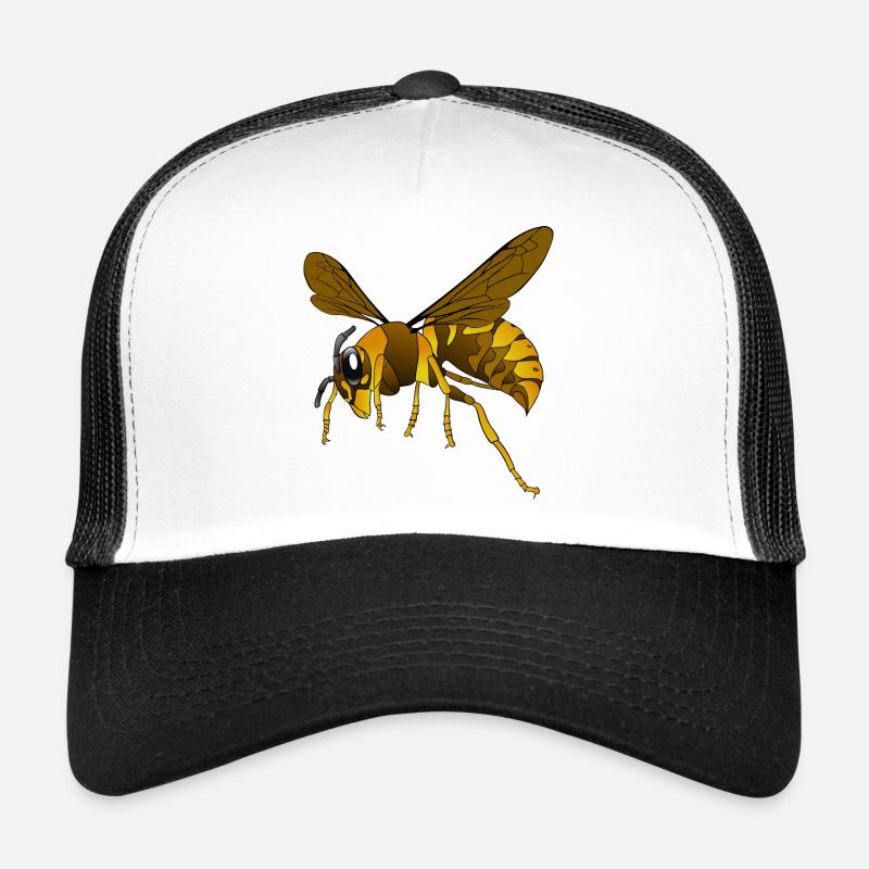 hornet - Trucker Cap - Weiß/Schwarz