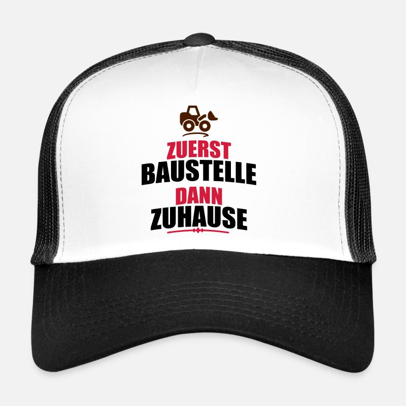 chantier de construction Casquette trucker 
