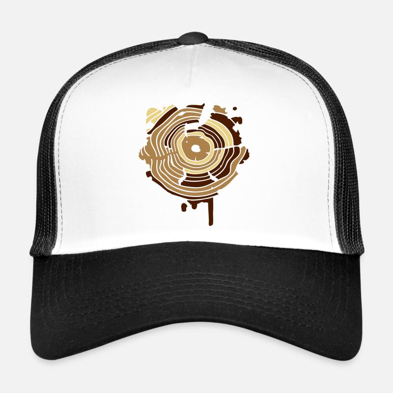 Querschnitt Baumstamm Jahresringe Trucker Cap