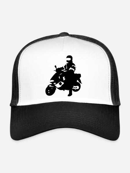 Scooter - Casquette trucker  - blanc/noir - Devant