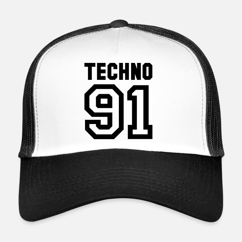 TECHNO Rave Techno 90s 90s Casquette trucker 