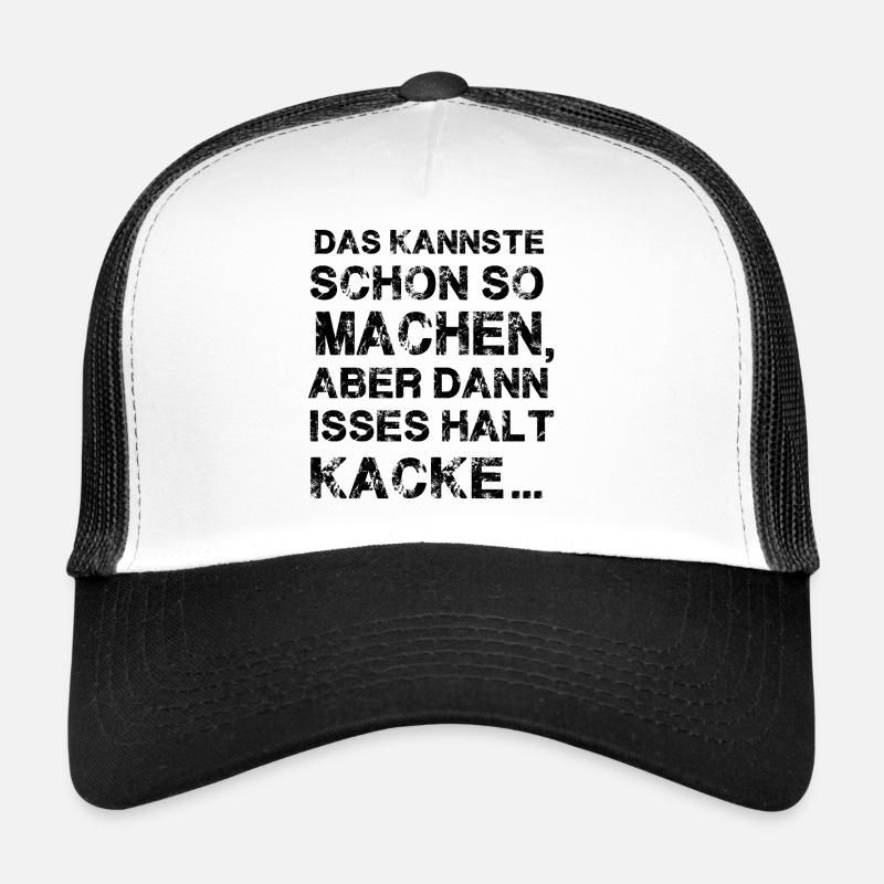 Énonciation drôle Casquette trucker 