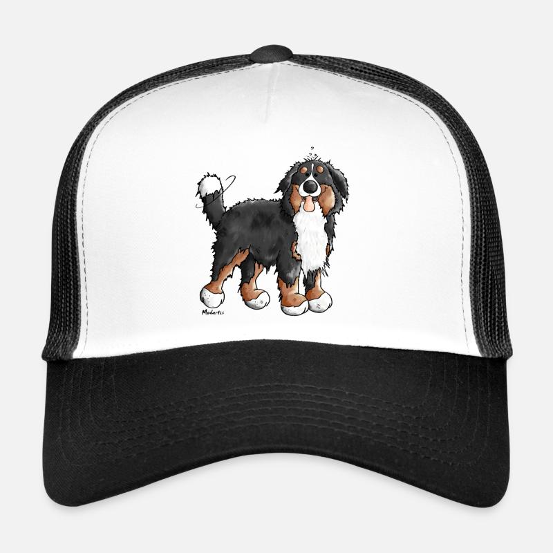 Fröhlicher Berner Sennenhund - Hund Trucker Cap