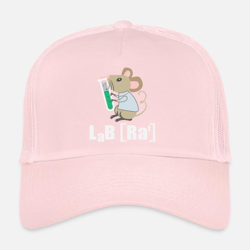 Cadeau de professeur de science drôle de rat de laboratoire Casquette trucker 