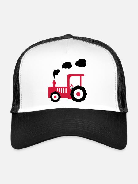 tractor - Trucker Cap - white/black
