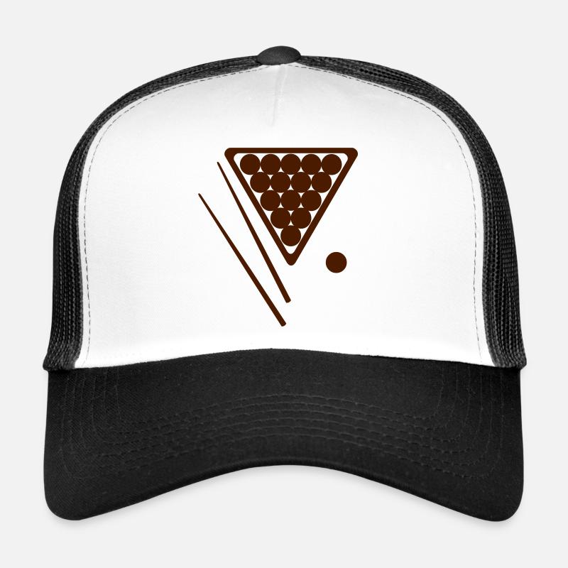 Snooker Rack and Cues Trucker Cap