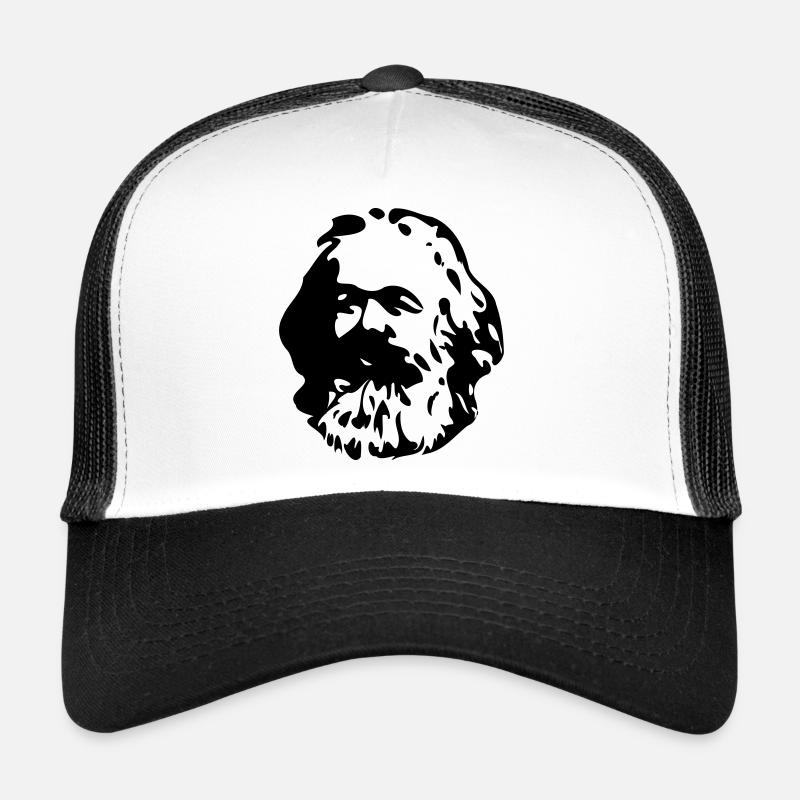 Karl Marx - Trucker Cap - Weiß/Schwarz