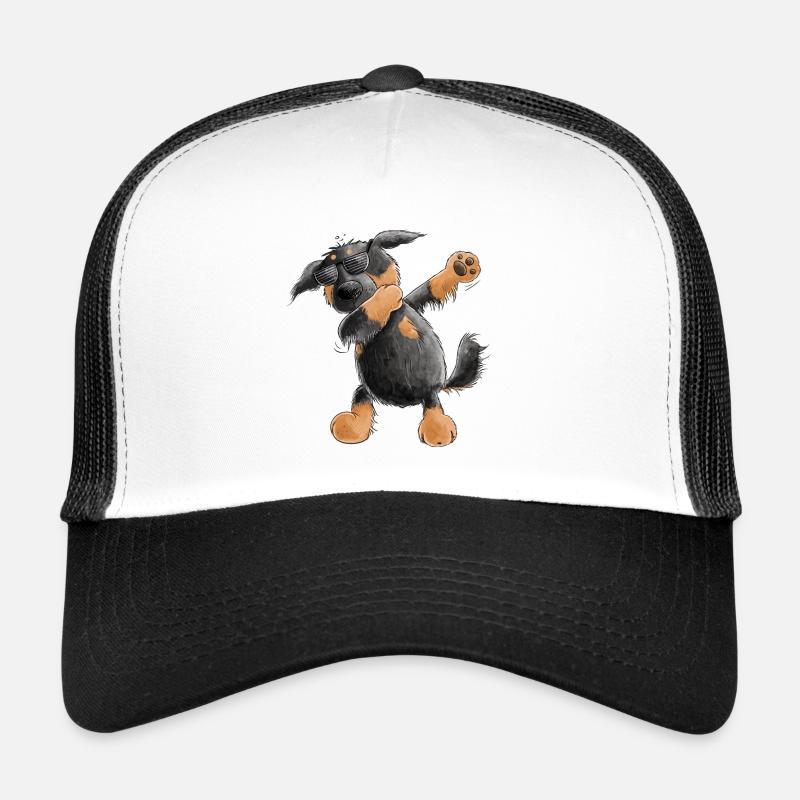 Hovawart Dab Dance Comic I Dabbender Hund Trucker Cap