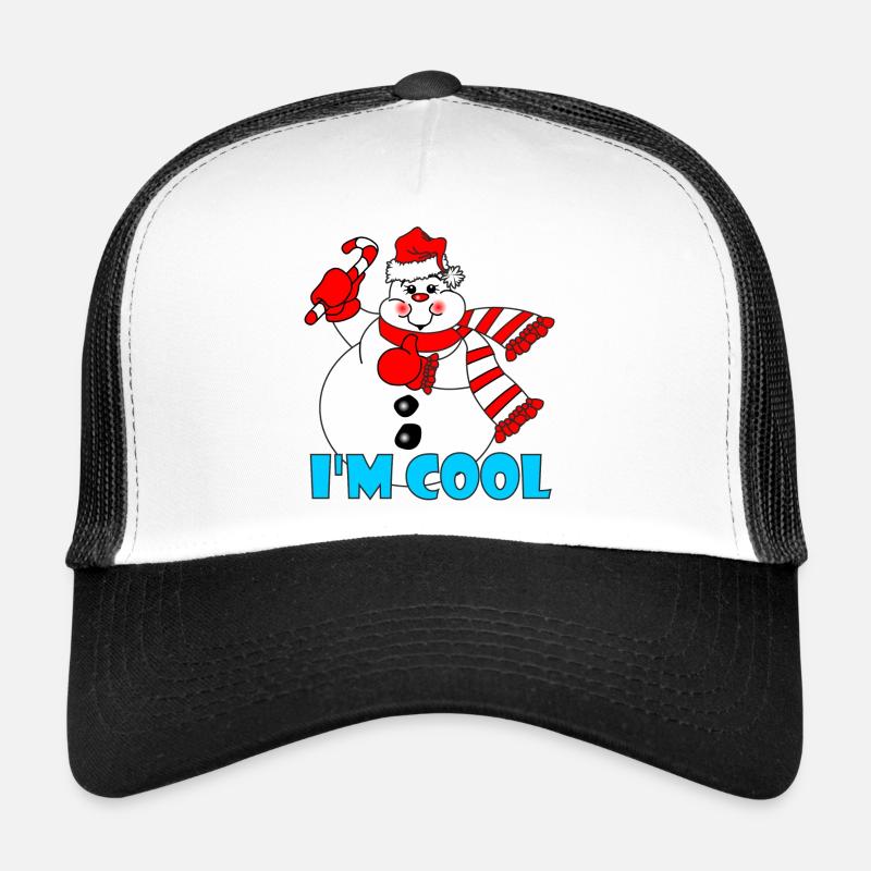 Schneemänner Ich bin cool wie Eis Trucker Cap
