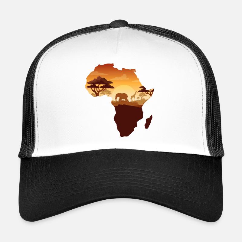 Carte du safari africain Casquette trucker 