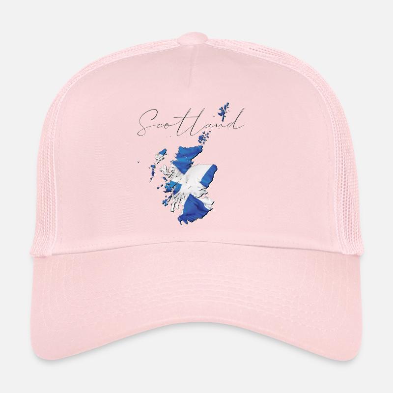 Drapeau de l’Écosse en Écosse Carte EN Casquette trucker 