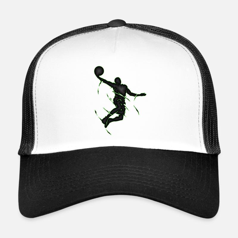 Dunking Basketball Geschenk Kunst Slamdunk Trucker Cap