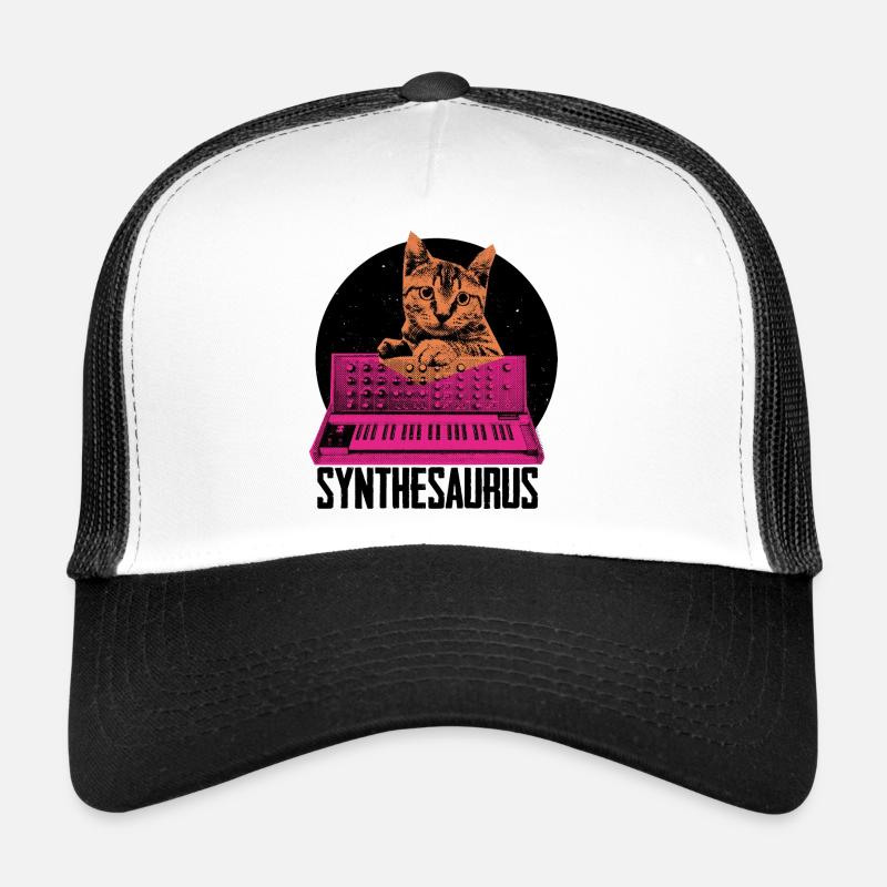 Synthesizer Analog Modular Vintage Retrowave Trucker Cap