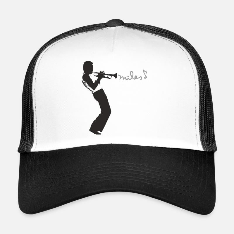 miles 1 - Trucker Cap - white/black