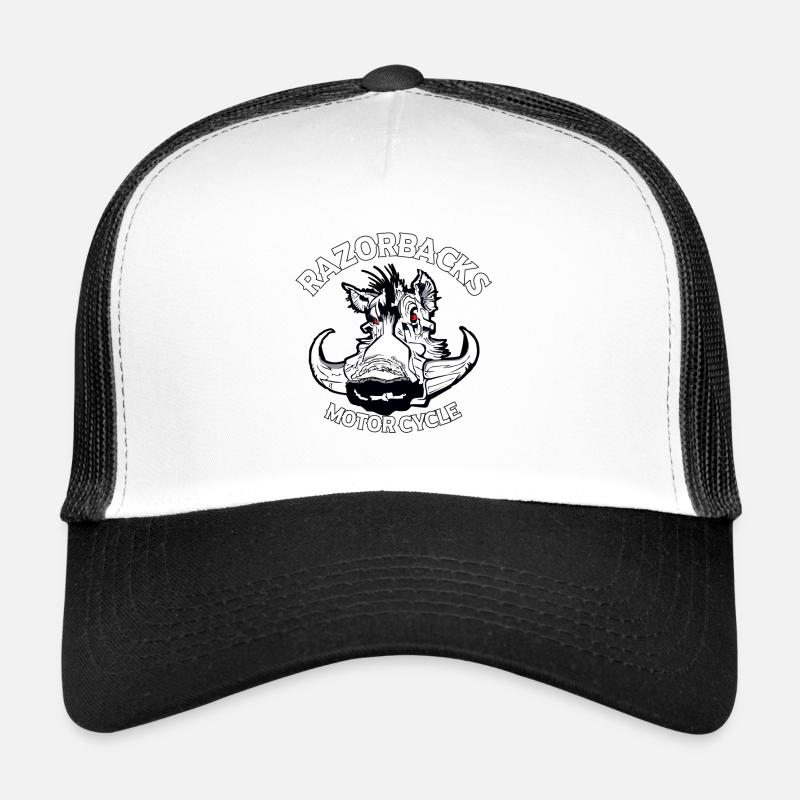 LOGOBLANCRAZORBACKS Trucker Cap