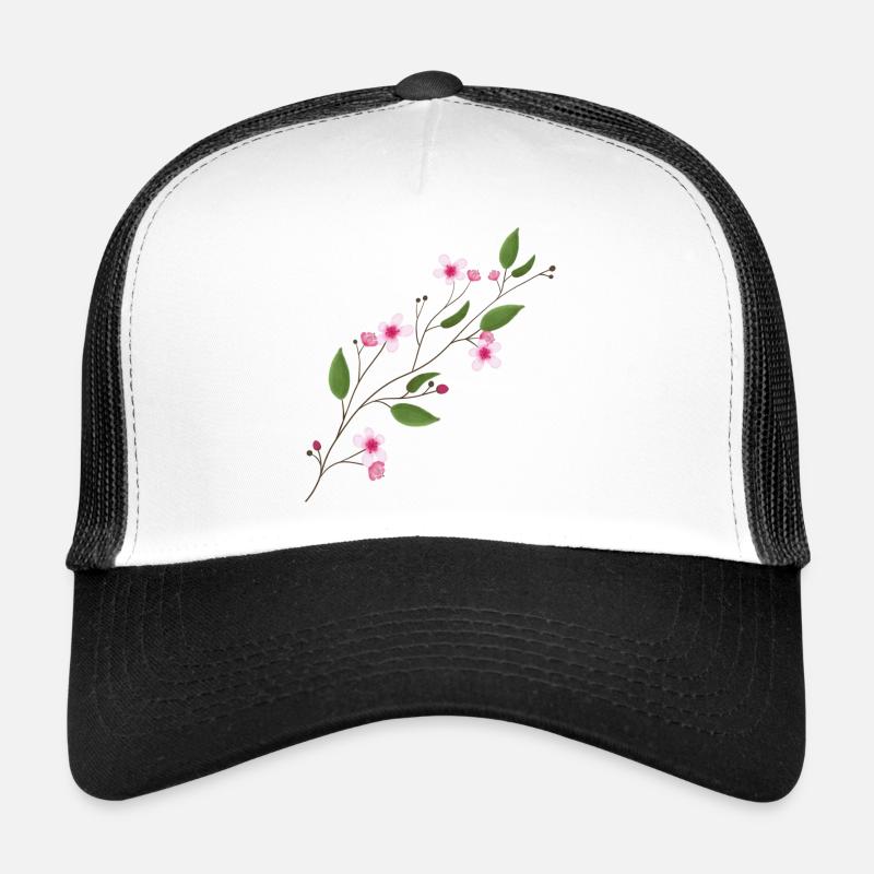 Fleur de cerisier Casquette trucker 