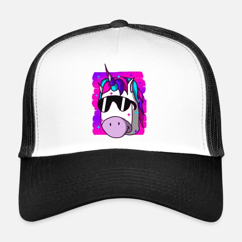 unicorn - Trucker Cap - white/black