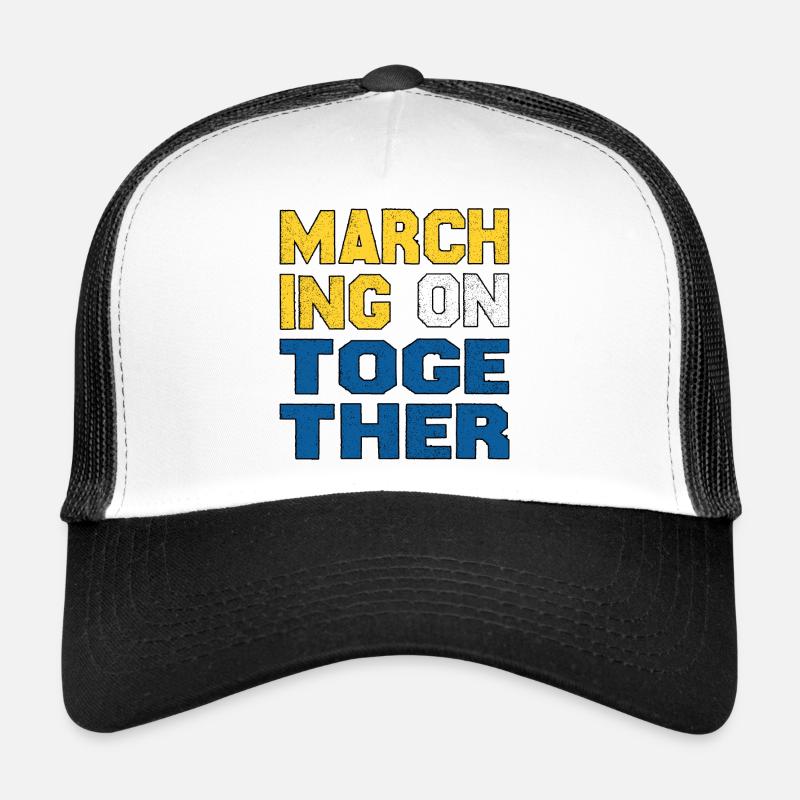 Marching on Together - Trucker Cap - white/black