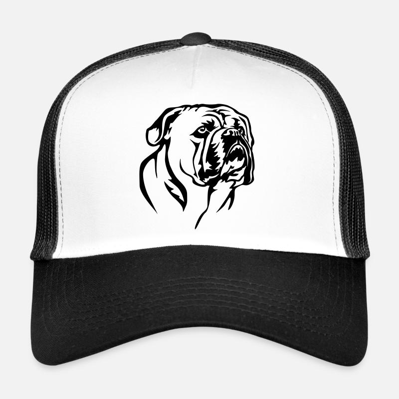 Tête de bouledogue continental Casquette trucker 
