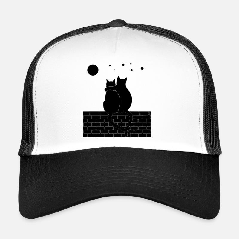 Cat and Cat Trucker Cap