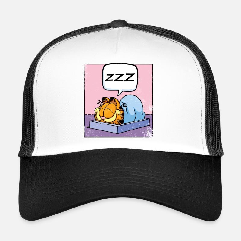 Garfield Sleeping Cat Zzz - Trucker Cap - white/black