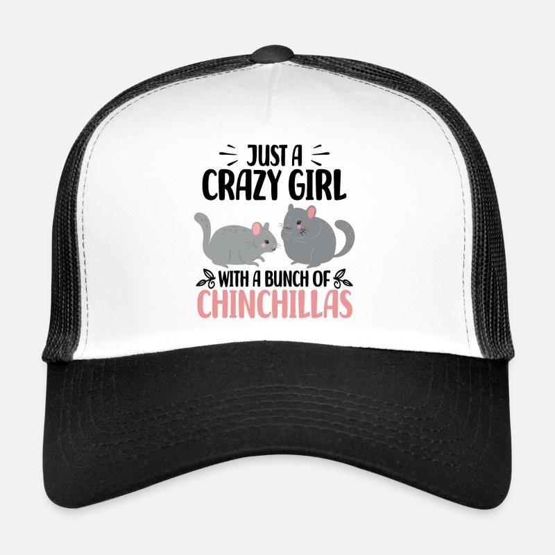 Chinchilla - Casquette trucker  - blanc/noir